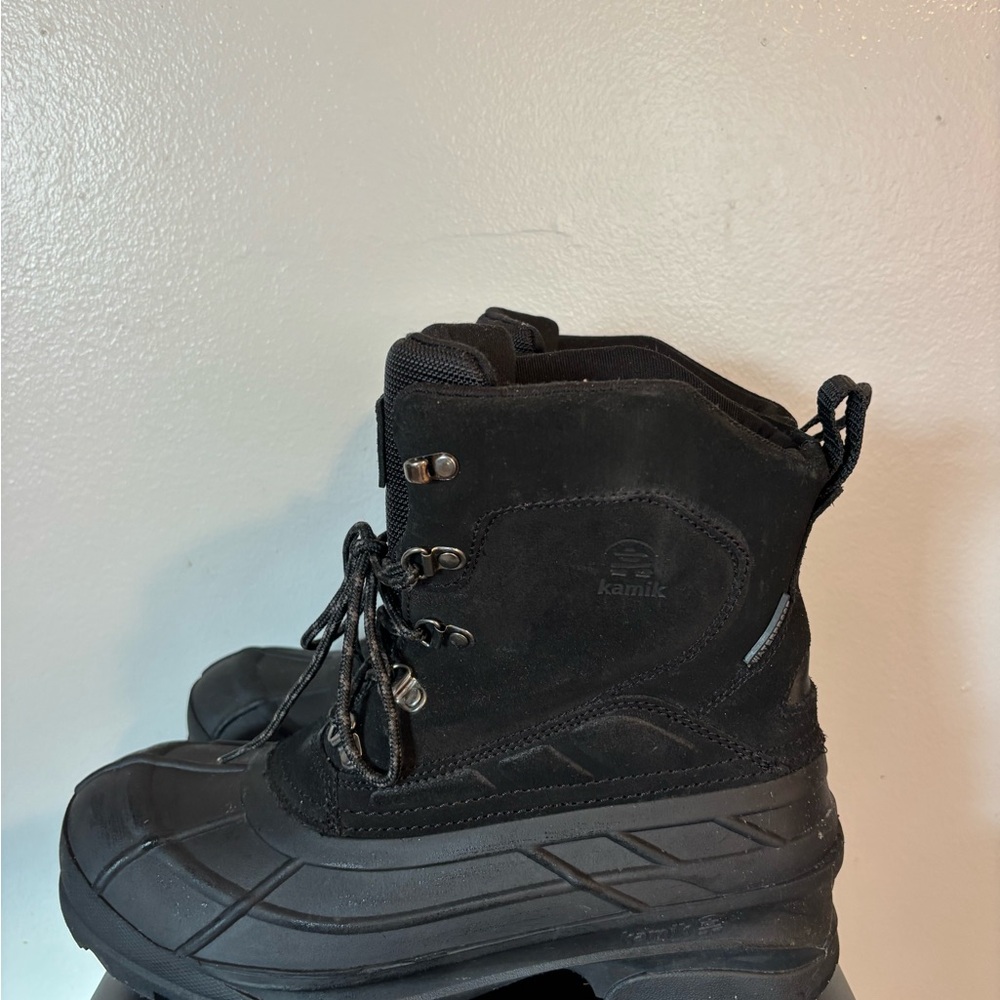 Kamik Men's Black Snow Boots